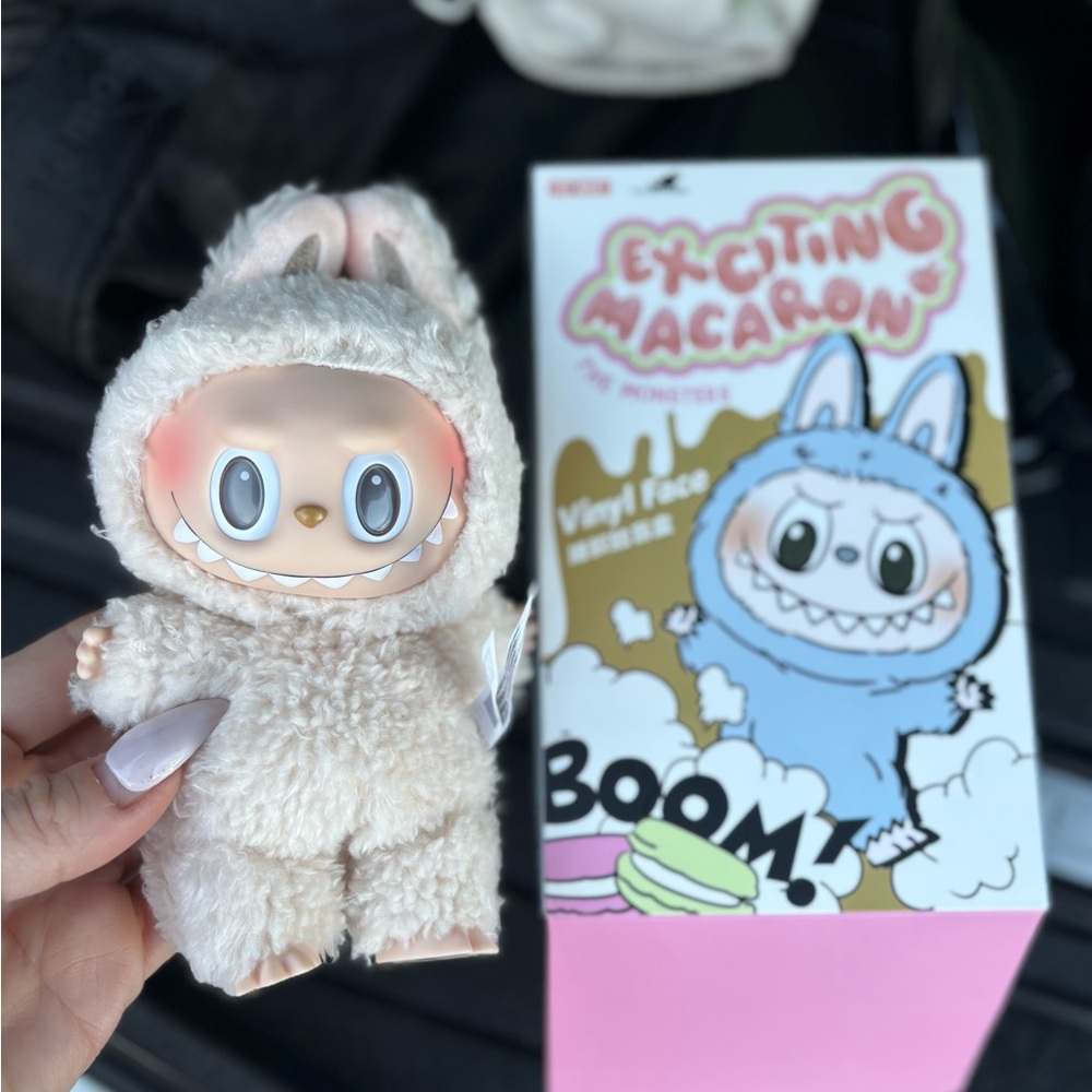 Exciting Macaron Soymilk Labubu